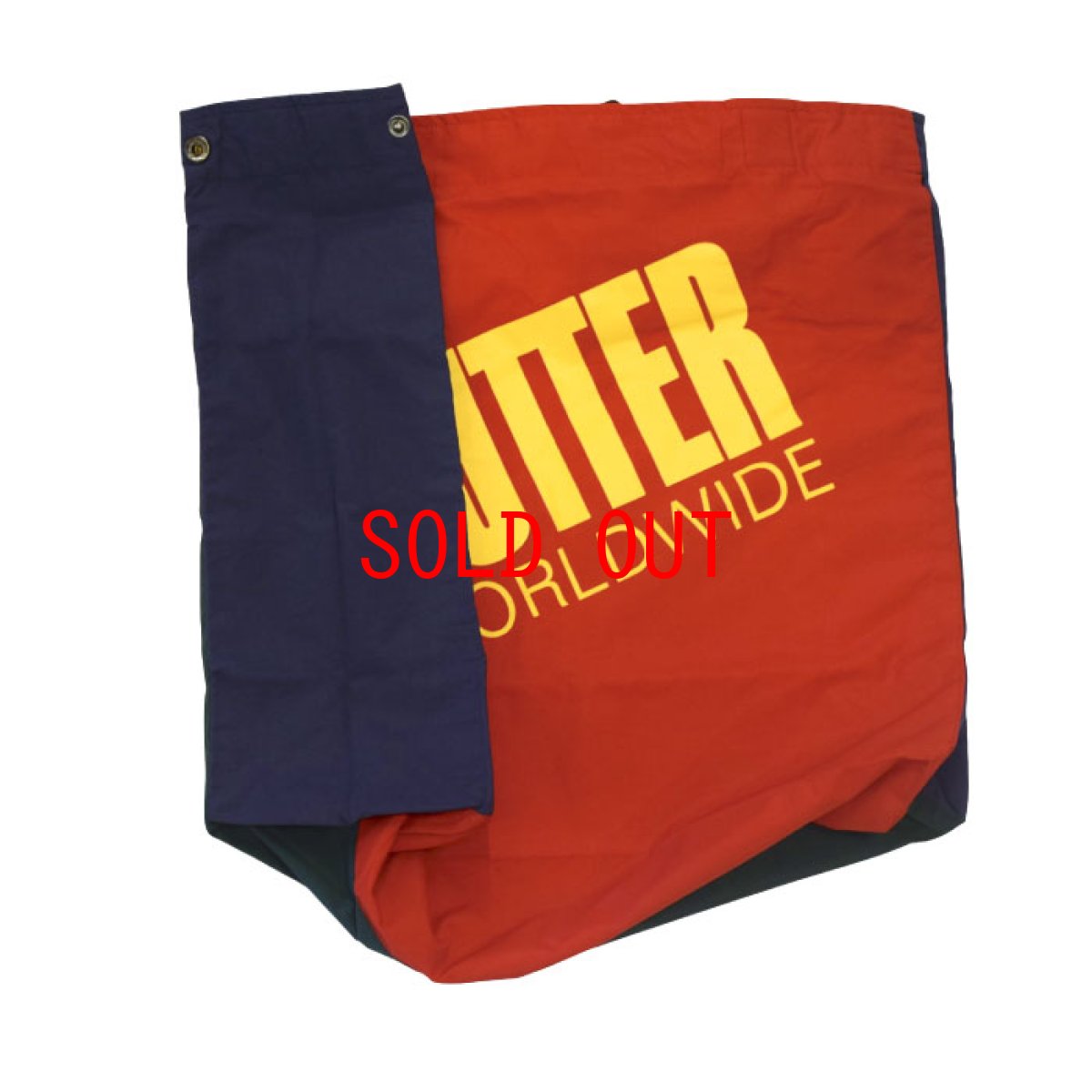 画像3: Logo Sail Tote Bag Navy Red Green ロゴ セイル トート バッグ (3)