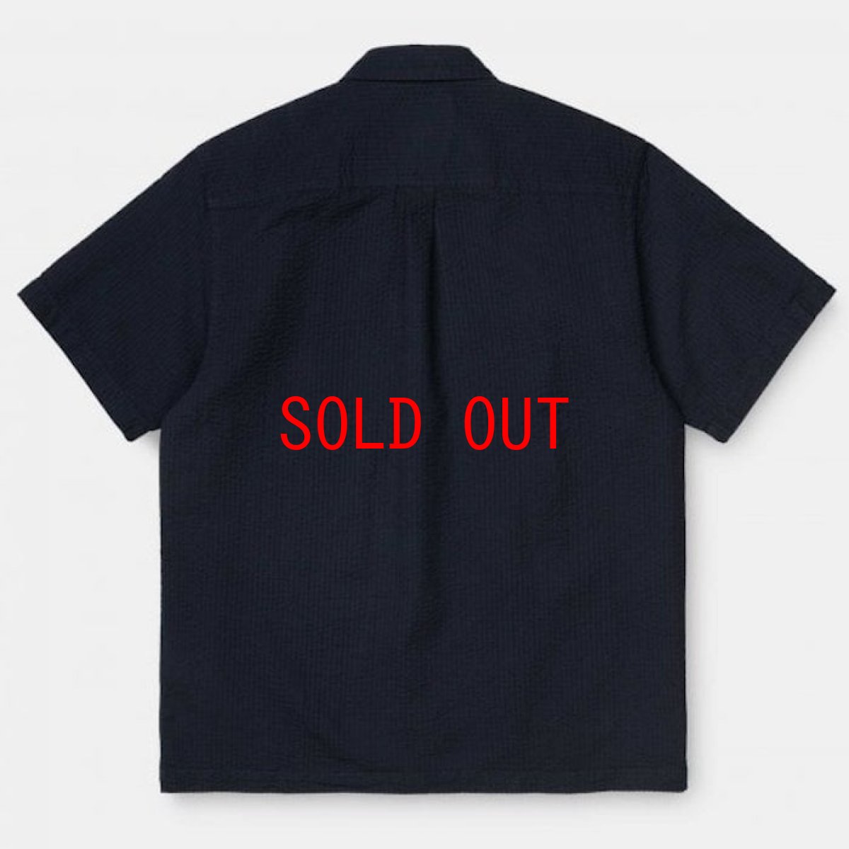 画像3: Southfield S/S Shirt Dark Navy シアサッカー 半袖 シャツ 4.1oz (3)