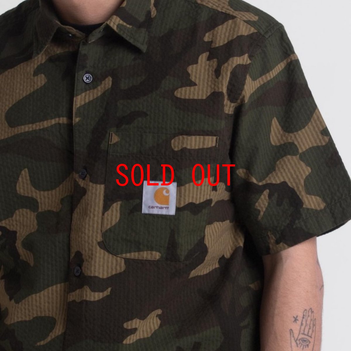 画像7: Southfield S/S Shirt Camo Laurel Woodland シアサッカー 半袖 シャツ 4.1oz (7)