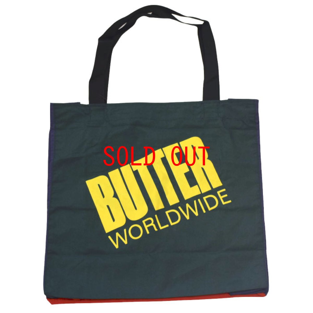 画像4: Logo Sail Tote Bag Navy Red Green ロゴ セイル トート バッグ (4)