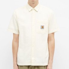 画像2: Southfield S/S Shirt Wax White Natural シアサッカー 半袖 シャツ 4.1oz (2)