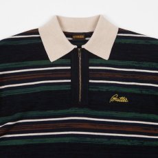 画像5: Schmidt Zip Polo S/S Shirt ボーダー ジップ ポロ シャツ  (5)