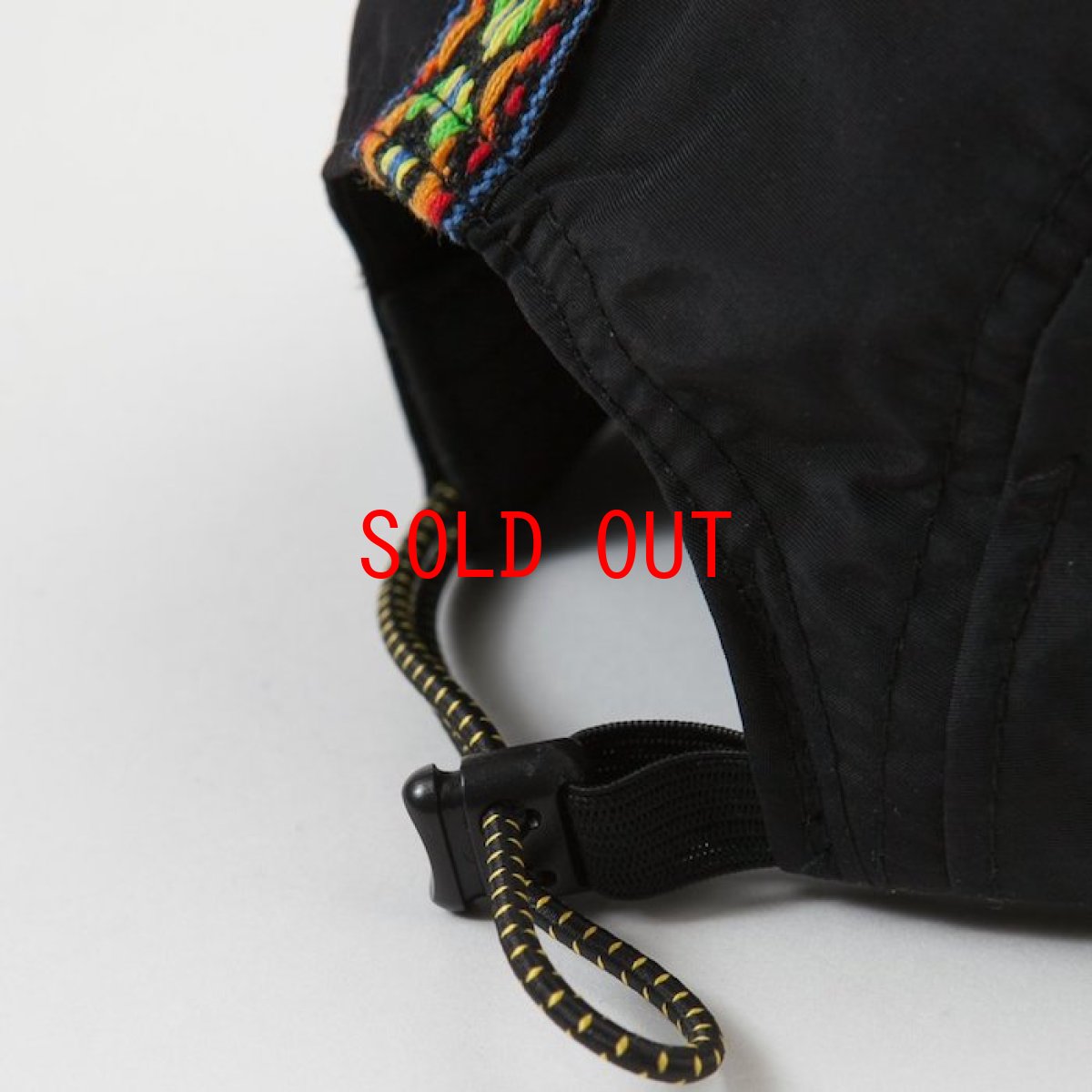 画像3:  Trail Nylon Camp Cap Black キャンプ キャップ (3)