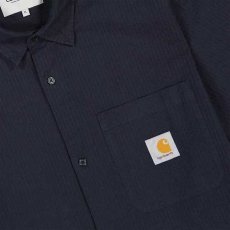 画像4: Southfield S/S Shirt Dark Navy シアサッカー 半袖 シャツ 4.1oz (4)