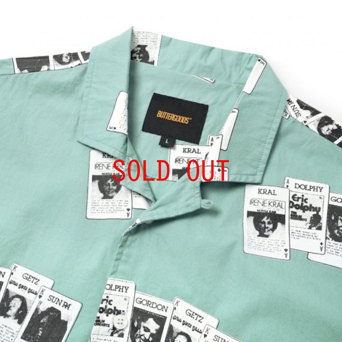 画像2: Cards S/S Shirt ”BLUENOTE” 総柄 開襟 オープンカラー シャツ  (2)