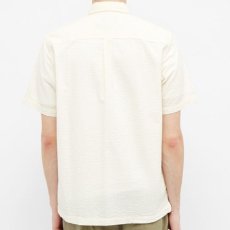 画像3: Southfield S/S Shirt Wax White Natural シアサッカー 半袖 シャツ 4.1oz (3)