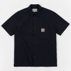 画像2: Southfield S/S Shirt Dark Navy シアサッカー 半袖 シャツ 4.1oz (2)