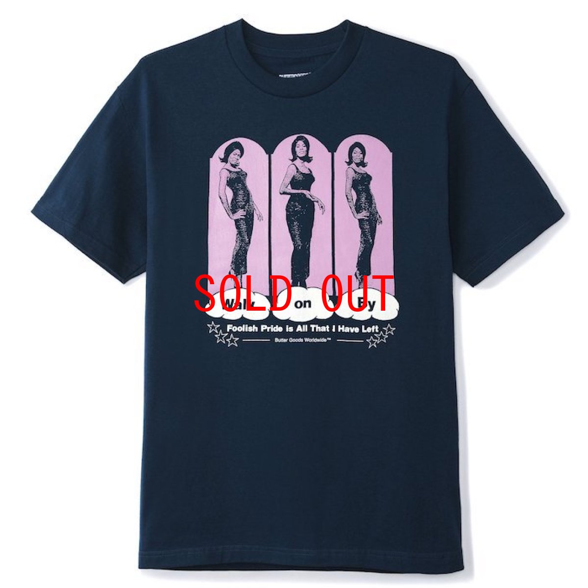 画像1: Walk On By S/S Tee Navy 半袖 Tシャツ (1)