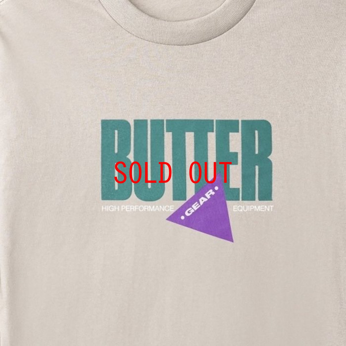 画像2: Gear L/S Tee Sand Beige Navy 長袖 Tシャツ  (2)