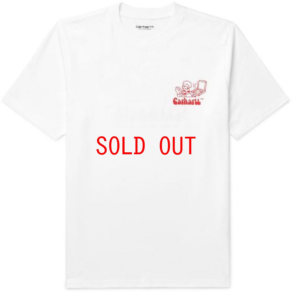 画像4: Bene Tee White / Red 半袖 Tシャツ (4)