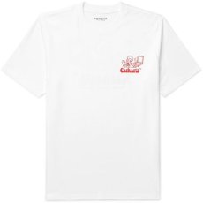 画像4: Bene Tee White / Red 半袖 Tシャツ (4)