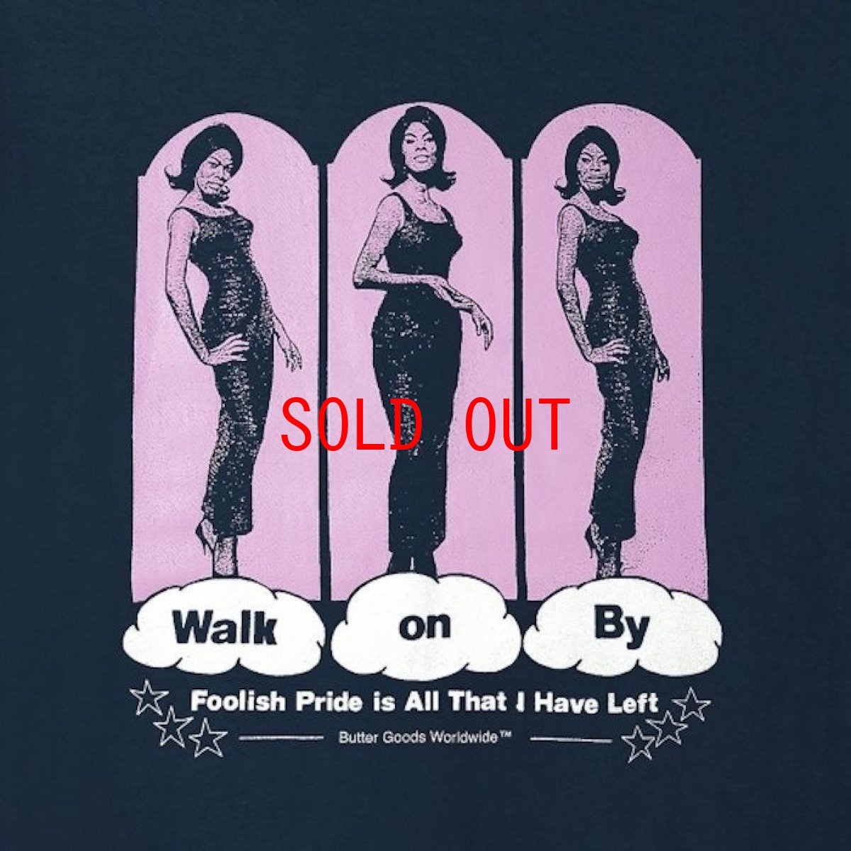 画像3: Walk On By S/S Tee Navy 半袖 Tシャツ (3)