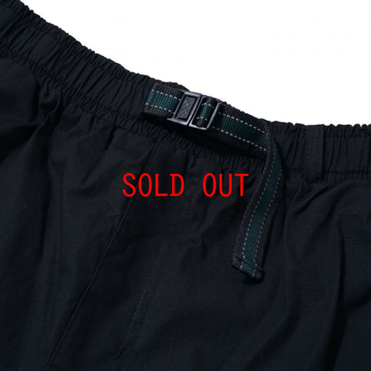 画像3: Field Pants Solid Black ナイロン パンツ ブラック (3)