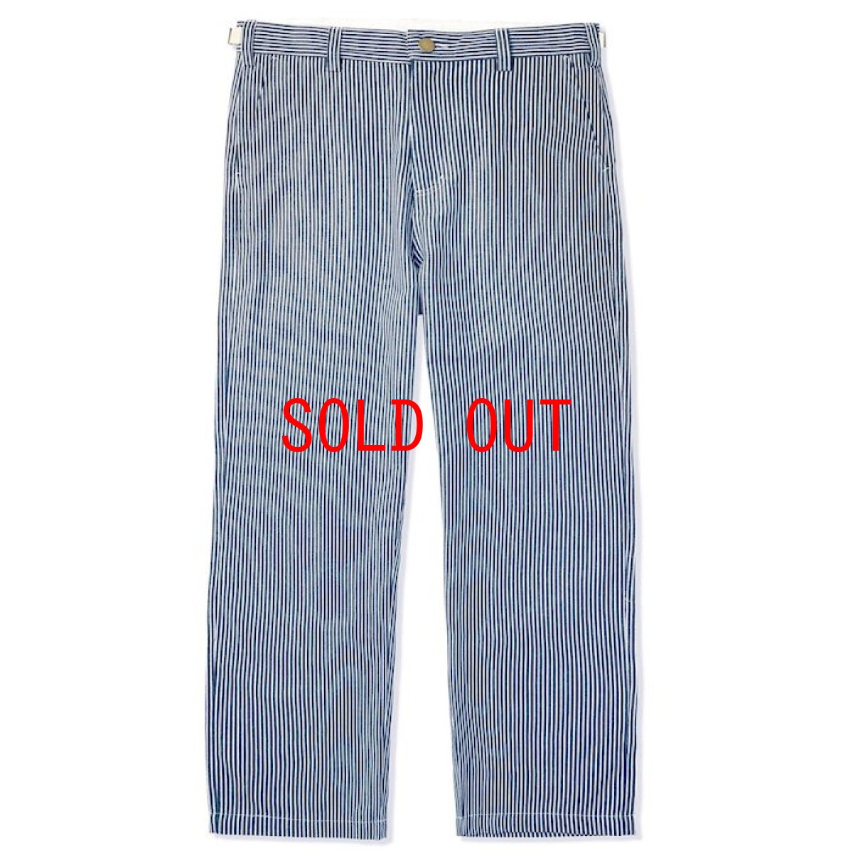 画像2: Wark Pants Hickory Stripe ヒッコリー ストライプ ワーク パンツ  (2)