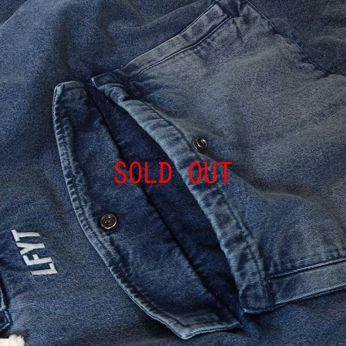 画像5: Lafayette(ラファイエット) LFYT Denim Anorak Jacket アノラック デニム ジャケット (5)