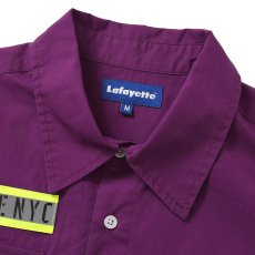 画像5: High Vis Box Logo S/S Work Shirt 半袖 シャツ Purple パープル (5)