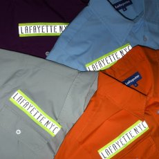 画像7: High Vis Box Logo S/S Work Shirt 半袖 シャツ Light Blue ライトブルー (7)