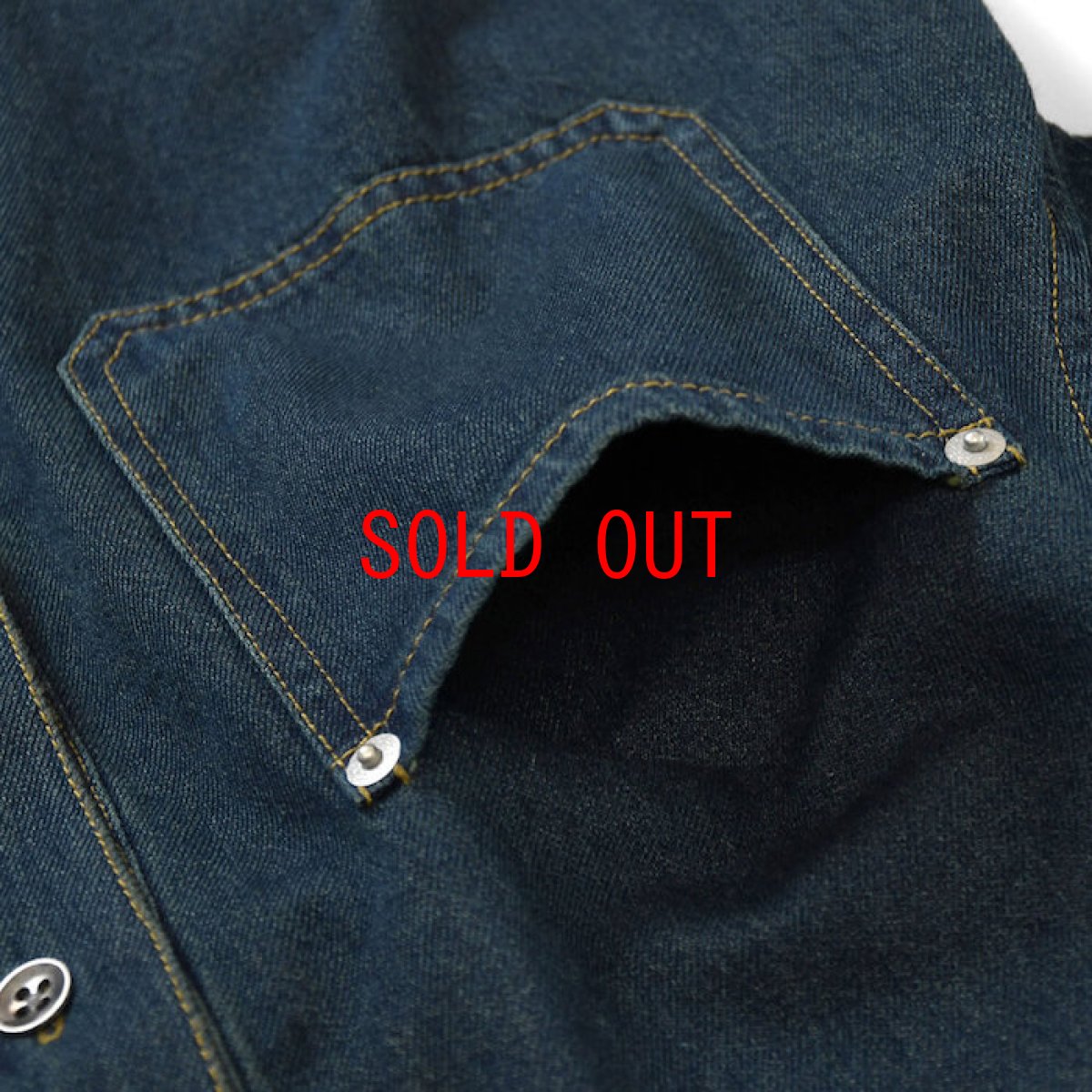 画像7: Denim Pullover S/S Shirt 半袖 デニム シャツ  (7)