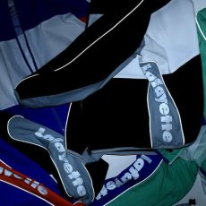 画像8: Color Block Nylon Track Pants Black ブラック カラー ナイロン トラック パンツ (8)