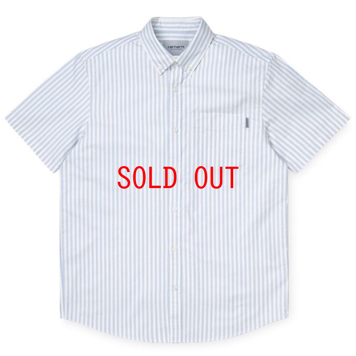 画像2: Simon S/S Shirt Stripe 半袖 ストライプ シャツ  (2)