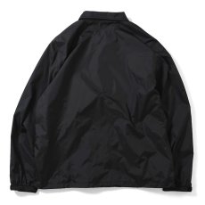 画像2: Basic Coach Jacket Black ブラック ナイロン コーチ ジャケット  (2)