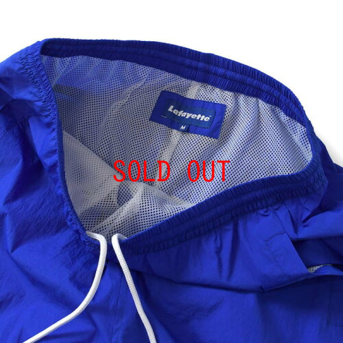 画像4: Color Block Nylon Track Pants Royal Blue ブルー カラー ナイロン トラック パンツ (4)