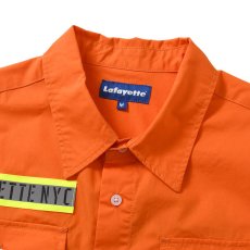 画像4: High Vis Box Logo S/S Work Shirt 半袖 シャツ Orange オレンジ (4)