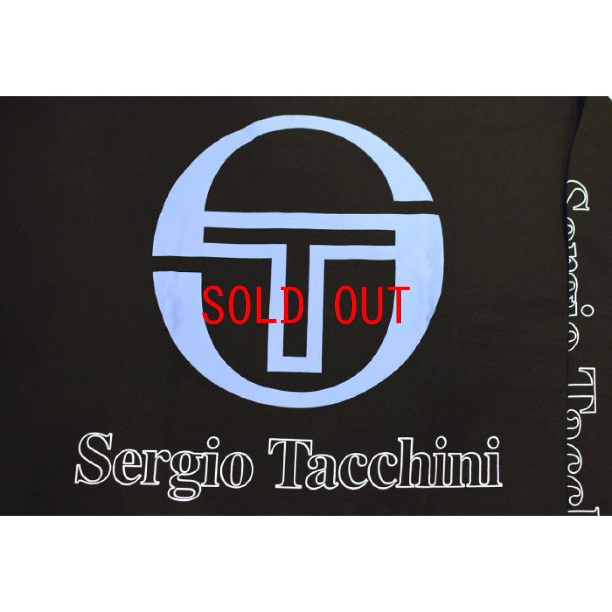 画像5: Sergio Tacchini (セルジオタッキーニ) Logo L/S Tee ロンT Black 長袖 Tシャツ  (5)