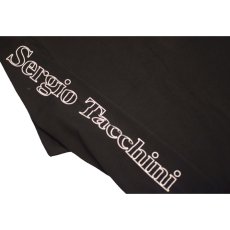 画像3: Sergio Tacchini (セルジオタッキーニ) Logo L/S Tee ロンT Black 長袖 Tシャツ  (3)