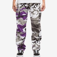 画像5: Two Tone Camo BDU Cargo Pants カーゴパンツ Black Purple (5)