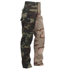 画像2: Two Tone Camo BDU Cargo Pants カーゴパンツ Woodland Desert 2Tone ツートーン (2)