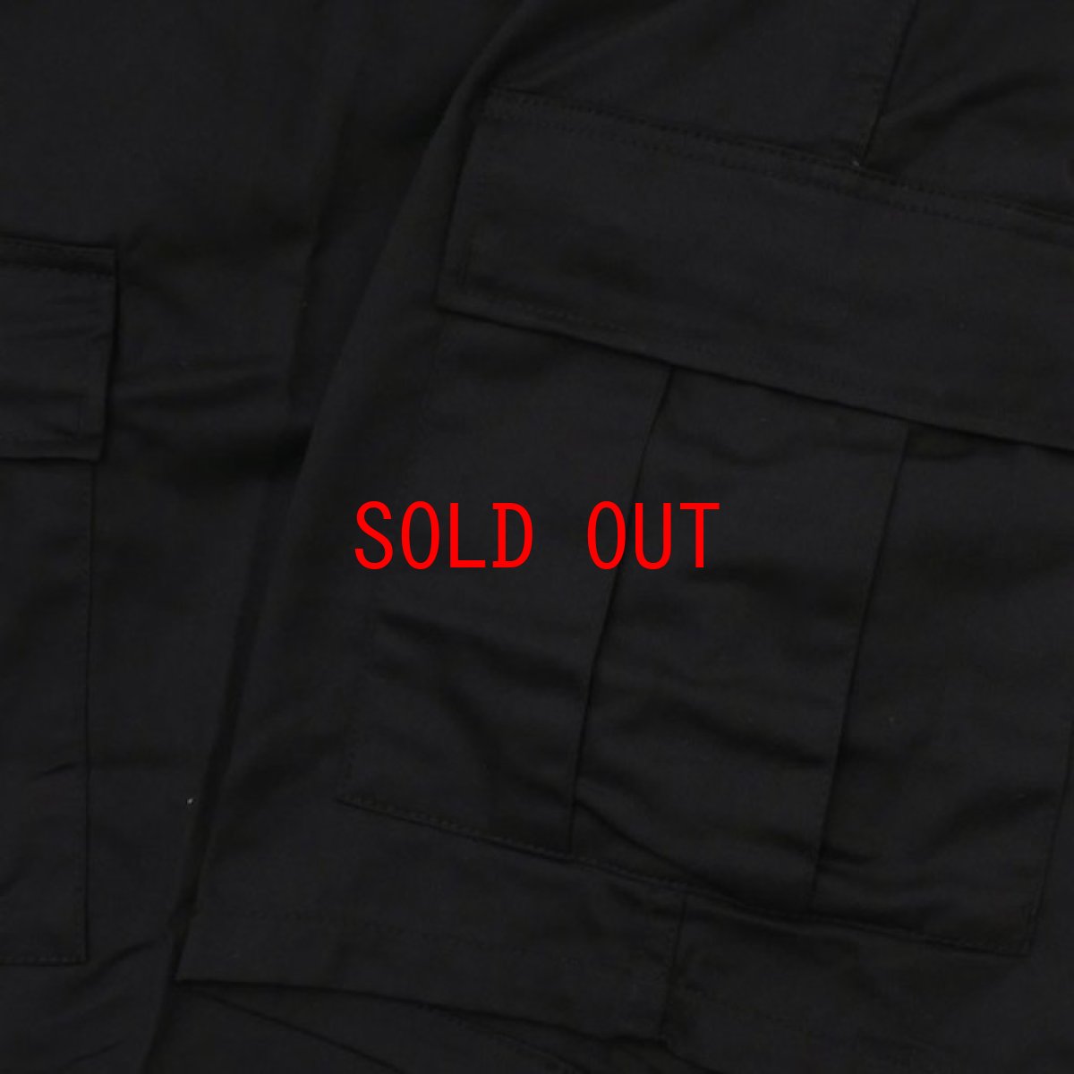 画像5: Military Cargo Shorts ミリタリー カーゴ ショーツ Black (5)