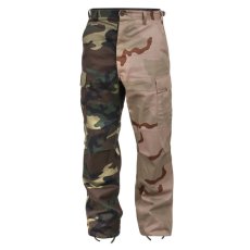 画像1: Two Tone Camo BDU Cargo Pants カーゴパンツ Woodland Desert 2Tone ツートーン (1)