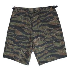 画像2: Military Cargo Shorts ミリタリー カーゴ ショーツ Tiger Camo (2)