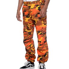 画像6: Camo BDU Cargo Pants カーゴパンツ Orange Camo (6)