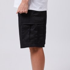 画像8: Military Cargo Shorts ミリタリー カーゴ ショーツ Black (8)