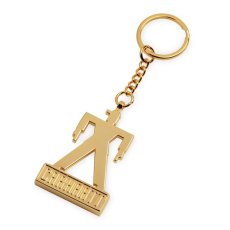 画像1: Foundation Keyring Gold Silver Chain アルミニウム キーチェーン キーホルダー (1)