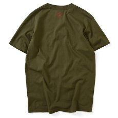 画像2: × Killiman Jah Low Works キリマンジャロウワークス Mind Power Logo Tee 半袖 ロゴ Tシャツ Olive Green オリーブ (2)