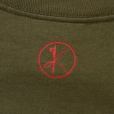 画像3: × Killiman Jah Low Works キリマンジャロウワークス Mind Power Logo Tee 半袖 ロゴ Tシャツ Olive Green オリーブ (3)