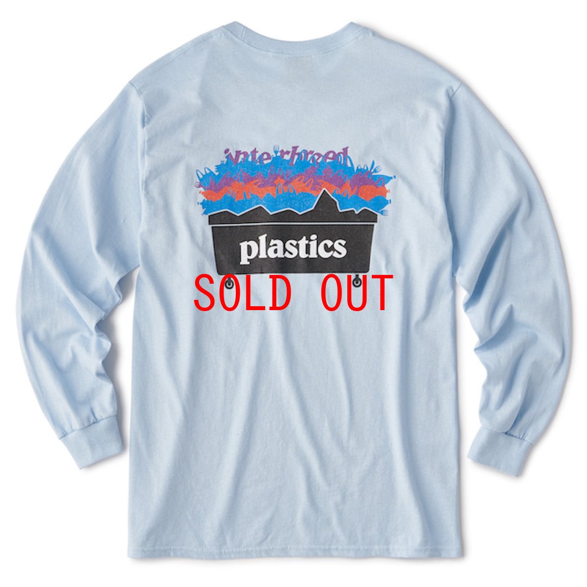 画像3: Plastic L/S Tee White 長袖 Tシャツ (3)