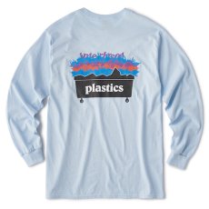 画像1: Plastic L/S Tee Light Blue 長袖 Tシャツ (1)