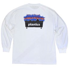 画像1: Plastic L/S Tee White 長袖 Tシャツ (1)