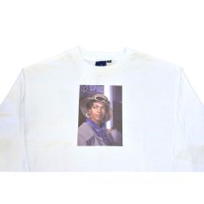 画像2: "Queen L. Boogie" Princess LS Tee "Ernie Paniccioli" White ロンT 長袖 Tシャツ  (2)