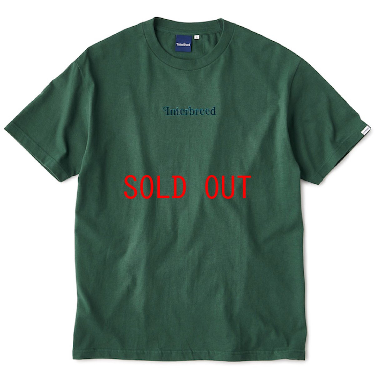 画像1: Archive Logo S/S Tee Deep Green T-Shirt ベロア ロゴ ディープ グリーン Tシャツ (1)