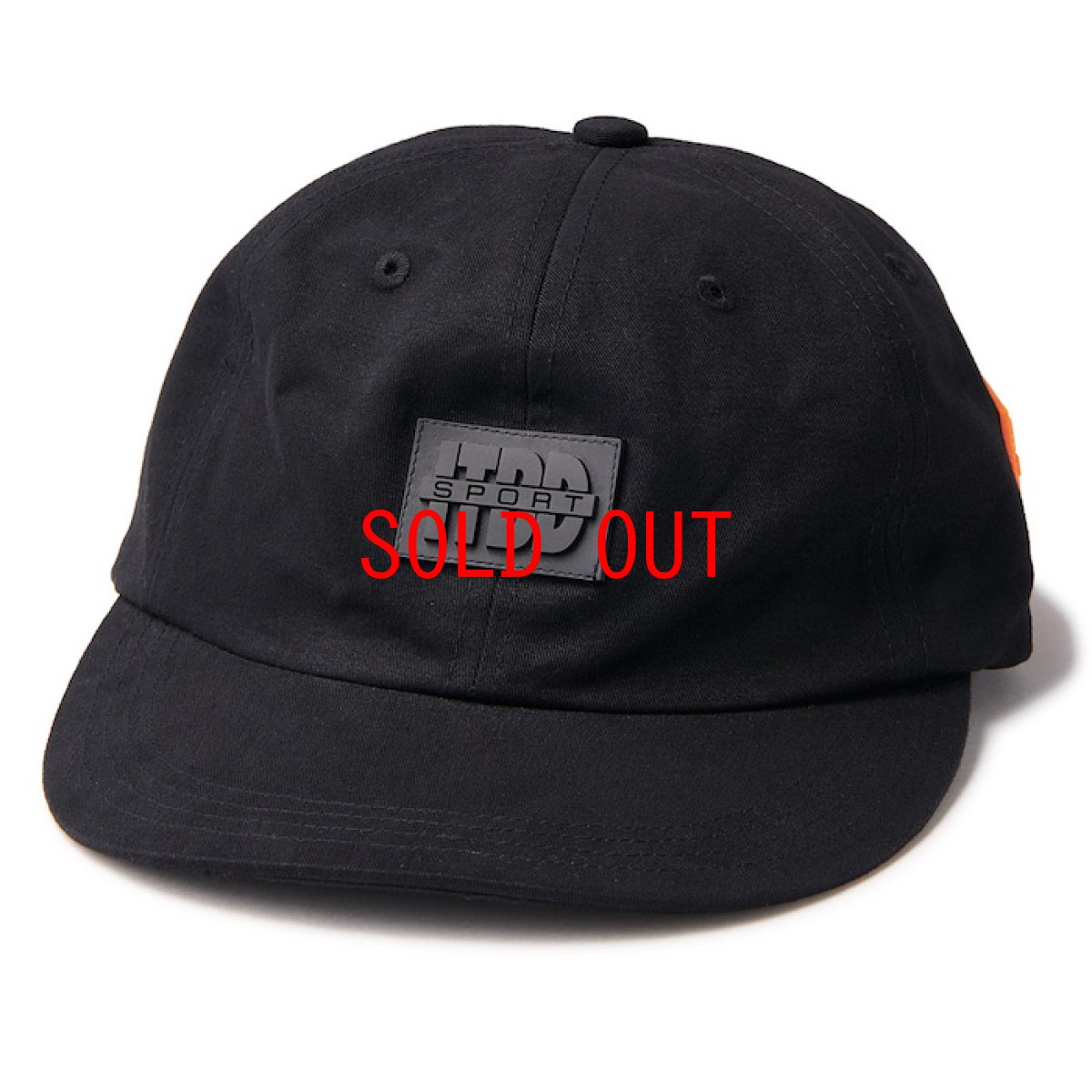 画像2: Neon Patches Cap フラットバイザー フロント ラバー ロゴ パッチ キャップ 帽子 (2)
