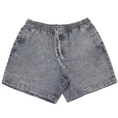 画像1: Chemical Washed Color Denim Shorts スケミカル ウォッシュ カラー デニム ショーツ Indigo (1)