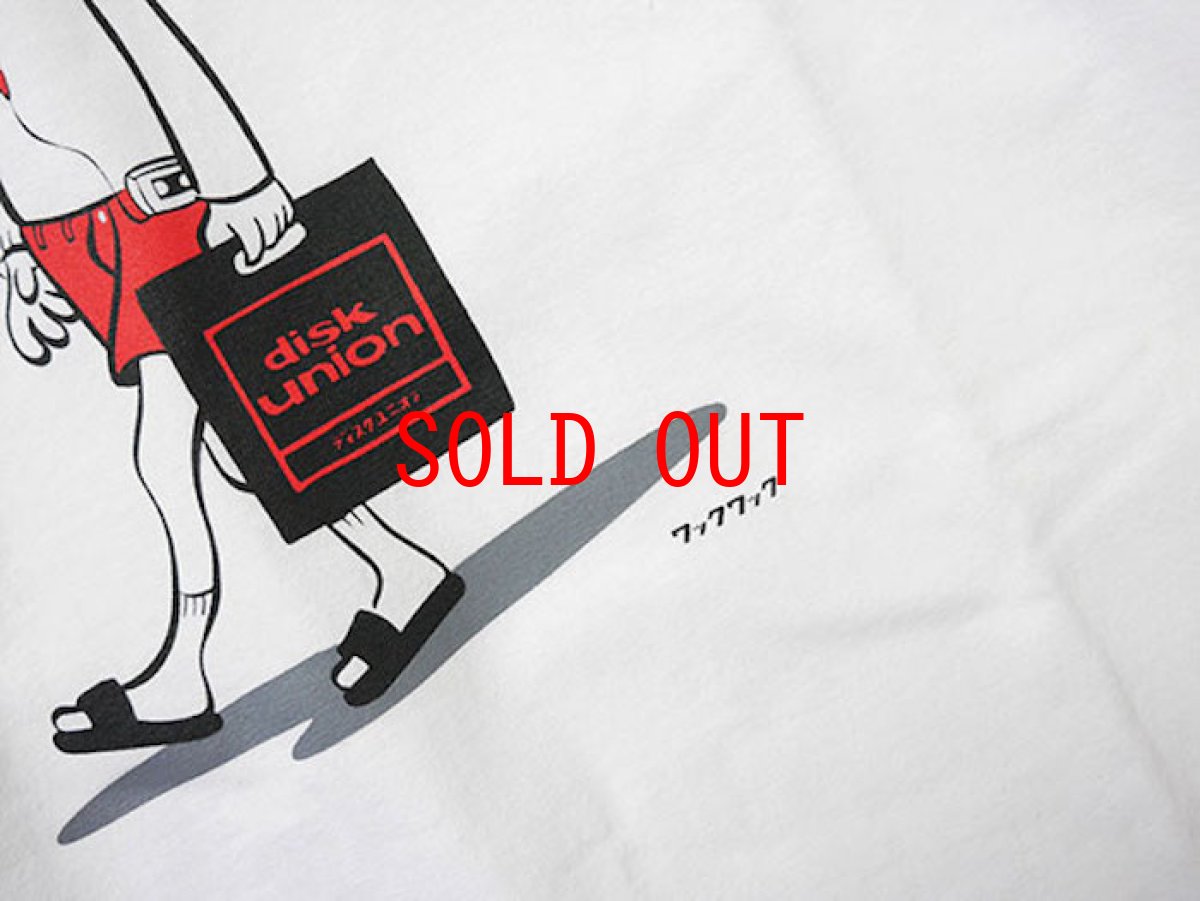 画像4: × Diskunion ディスク ユニオン Beat Holic S/S Tee Tシャツ レコード ストア コラボ  White (4)