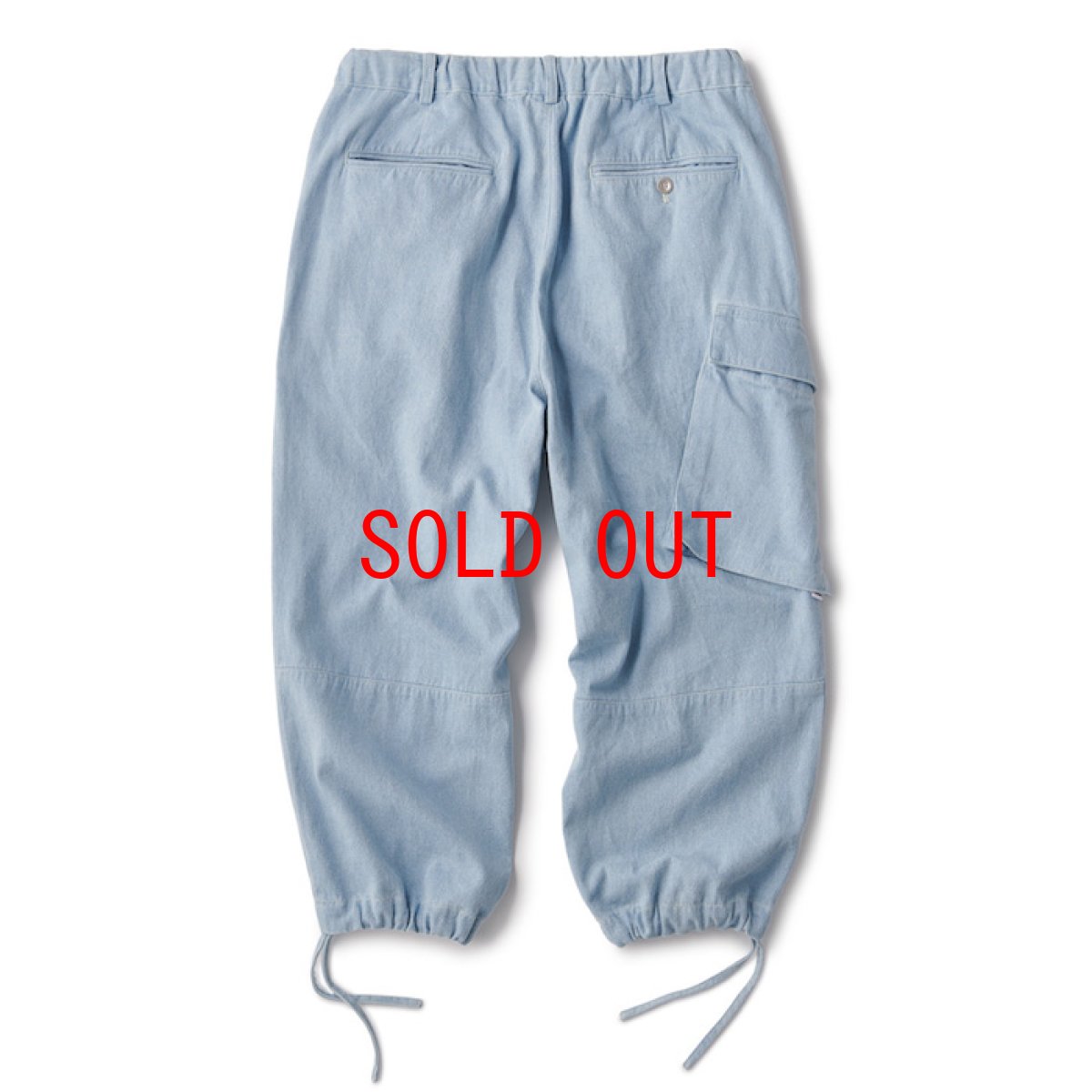 画像3: Indigo Farmer Pants Denim Cargo デニム カーゴ パンツ (3)