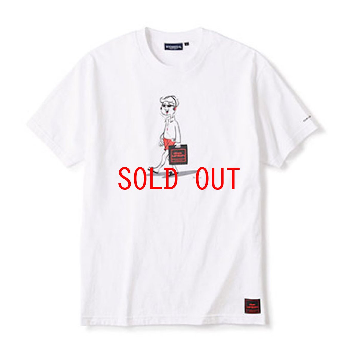 画像1: × Diskunion ディスク ユニオン Beat Holic S/S Tee Tシャツ レコード ストア コラボ  White (1)