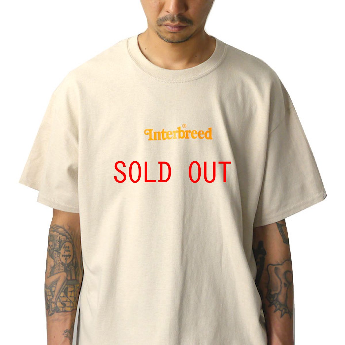 画像2: Archive Logo S/S Tee T-Shirt ロゴ Sand Tシャツ (2)